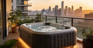 Jacuzzi na balkonie – wybór, montaż i zasady bezpiecznego użytkowania