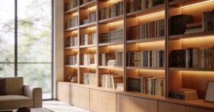 Salon z książkami aranżacje: najlepszych pomysłów na stylową biblioteczkę