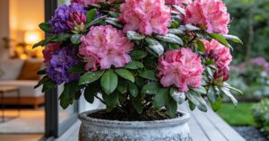 Rododendron w donicy: sadzenie, pielęgnacja i zimowanie – poradnik